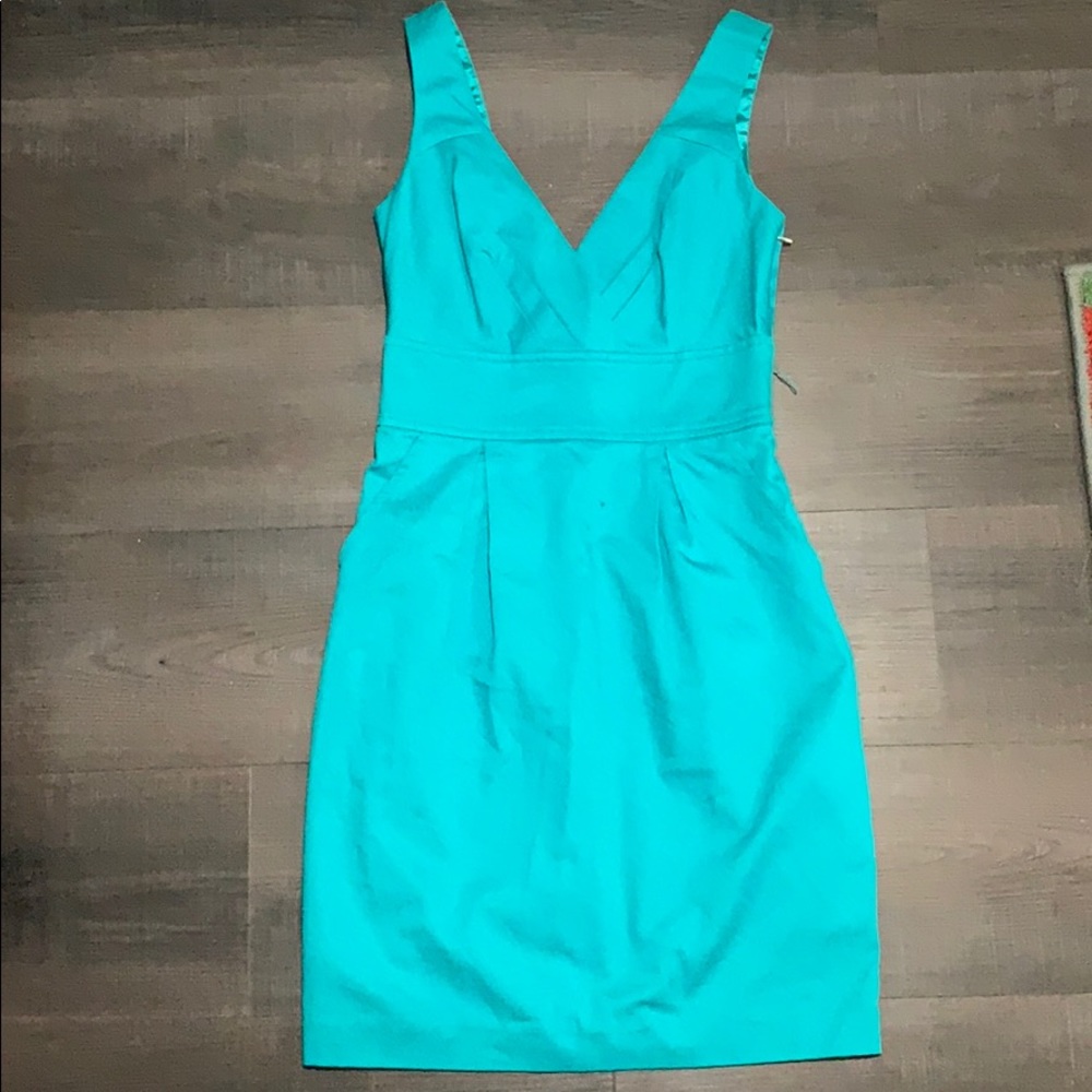 BNWT express 00 turquoise dress